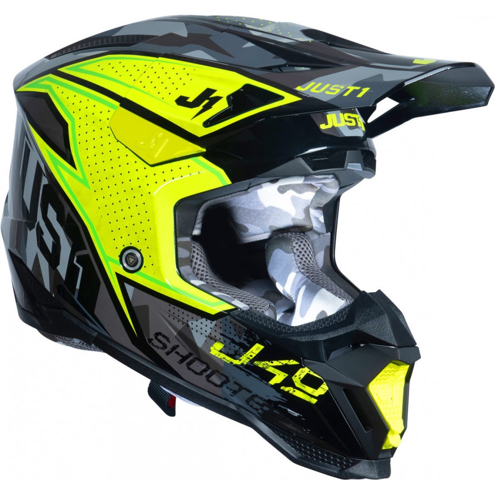 Just1 J40 Shooter Camo Motocross  Kask