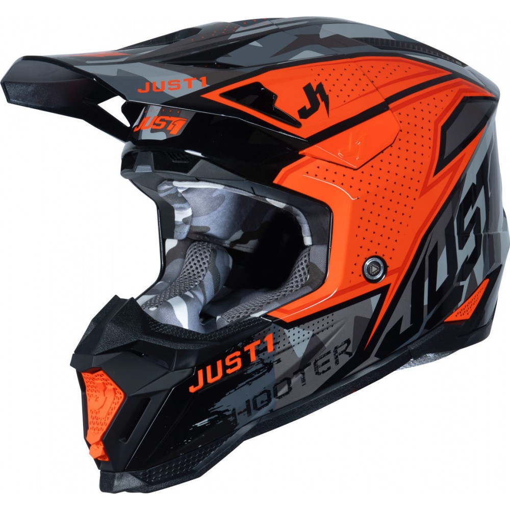 Just1 J40 Shooter Camo Motocross  Kask